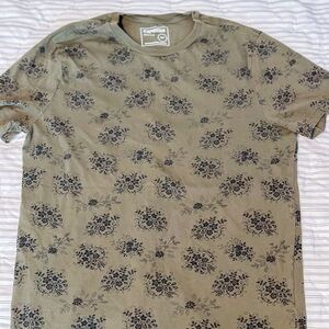 Express Graphic Floral Pattern T-Shirt - Small